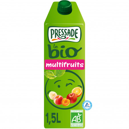 NECTAR BIO PRESSADE MULTIFRUITS BRIQUE EN CARTON DE 1.5L - PACK DE 6