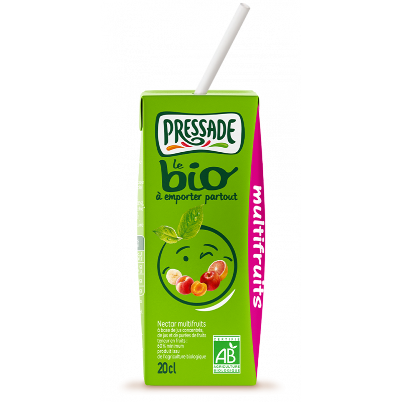 NECTAR BIO PRESSADE MULTIFRUITS BRIQUE EN CARTON DE 20CL - PACK DE 24