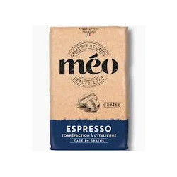 MÉO CAFÉ EN GRAIN EXPRESSO PAQUET DE 1KG  - PACK DE 24