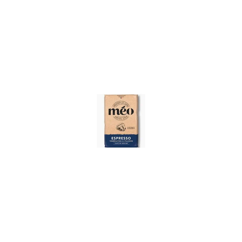 MÉO CAFÉ EN GRAIN EXPRESSO PAQUET DE 1KG  - PACK DE 24