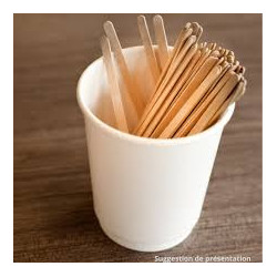 AGITATEUR EN BOIS DE 11CM - BOÎTE DISTRIBUTRICE DE 5000