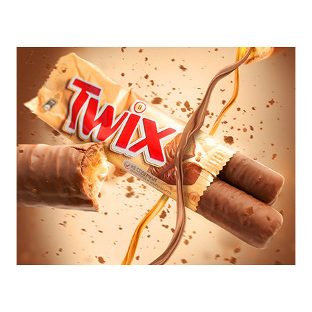 TWIX BARRE DE CHOCOLAT - PACK DE 7 SACHETS