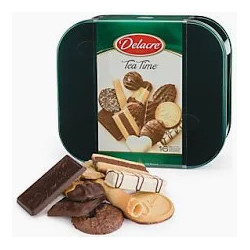 BISCUIT DELACRE TEA TIME DANS UNE BOÎTE EN MÉTAL DE 1KG