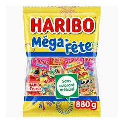 HARIBO BONBONS EN MINI SACHETS - PAQUET DE 880G