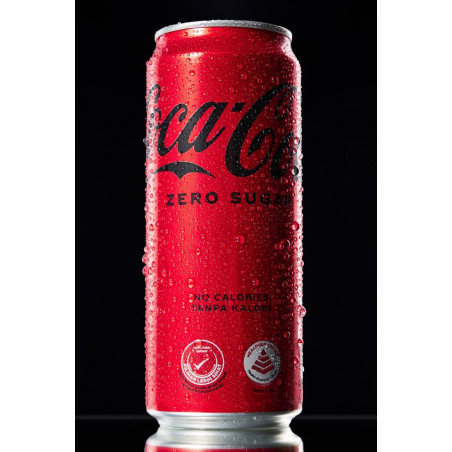 COCA COLA ZERO CANETTE DE 33CL - PACK DE 24