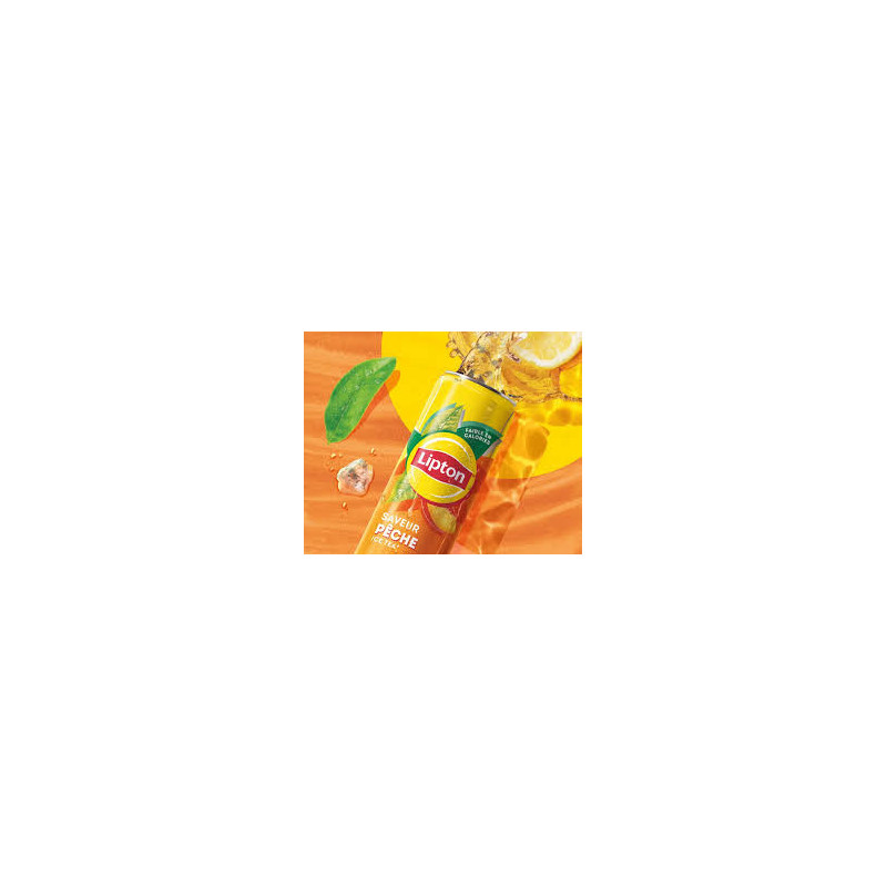 LIPTON ICE TEA CANETTE DE 33CL - PACK DE 24