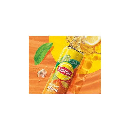 LIPTON ICE TEA CANETTE DE 33CL - PACK DE 24