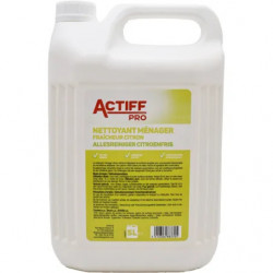 ACTIFF PRO NETTOYANT MENAGER PARFUM CITRON  - BIDON DE 5L