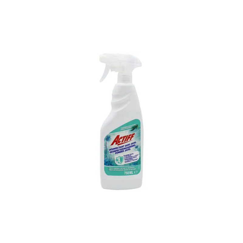 ACTIFF NETTOYANT DESINFECTANT MULTI-SURFACES  - SPRAY DE 750ML