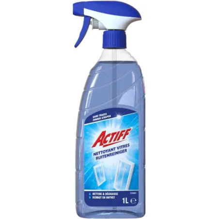 ACTIFF NETTOYANT VITRES - SPRAY DE 1L