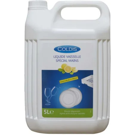 COLDIS LIQUIDE VAISSELLE CITRON - BIDON DE 5L