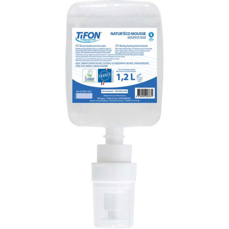 TIFON LOTION MOUSSANTE PARFUMÉE ECOLABEL NATUR'ECO - CARTOUCHE 1,2L