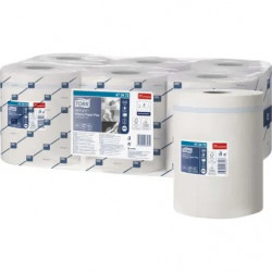 TORK REFLEX M4 BOBINE BLANCHE 450F 2PLIS ECOLABEL x6