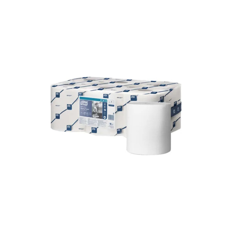 TORK REFLEX M4 BOBINE BLANCHE 340F 1 PLI x6