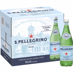 SAN PELLEGRINO BOUTEILLE EN PLASTIQUE DE 1L - PACK DE 12