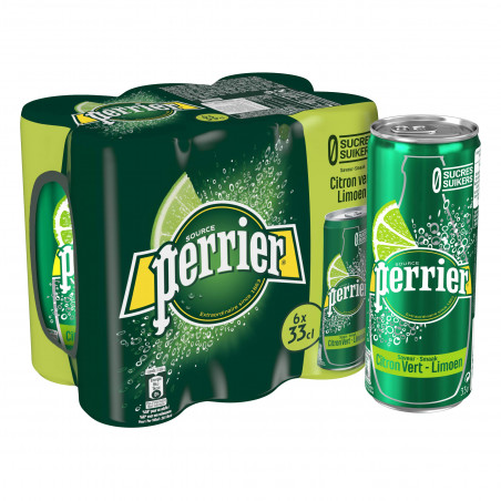Perrier citron 33cl ( pack de 6 )