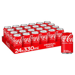 COCA COLA ORIGINAL CANETTE DE 33CL - PACK DE 24