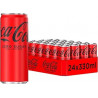COCA COLA ZERO CANETTE DE 33CL - PACK DE 24