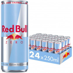 RED BULL SANS SUCRE CANETTE DE 25CL - PACK DE 24