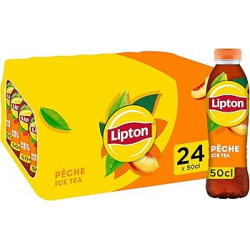 LIPTON ICE TEA BOUTEILLE EN PLASTIQUE DE 50CL - PACK DE 24