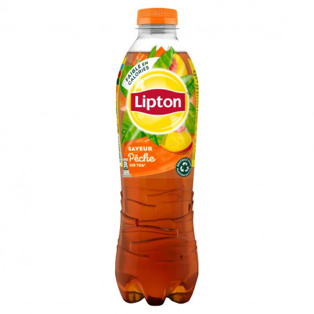 LIPTON ICE TEA BOUTEILLE EN PLASTIQUE DE 1.25L - PACK DE 12