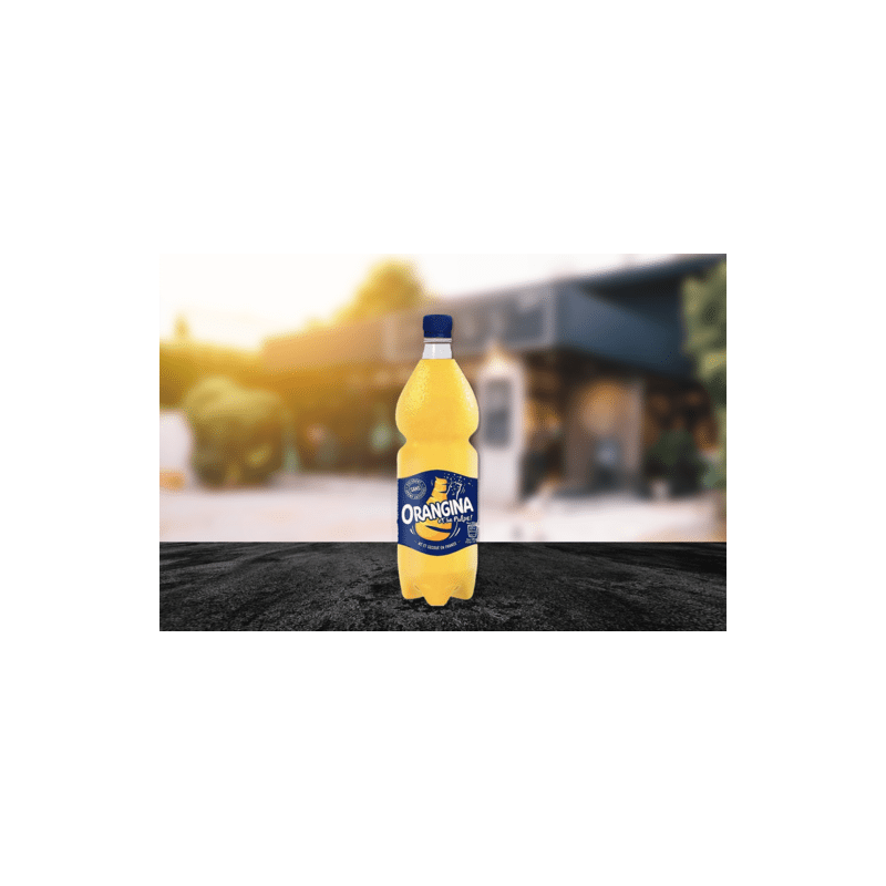 ORANGINA BOUTEILLE EN PLASTIQUE DE 1L - PACK DE 12