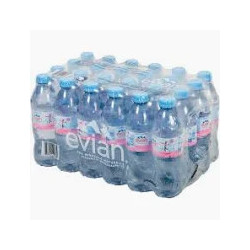 EVIAN BOUTEILLE EN PLASTIQUE DE 50CL - PACK DE 24