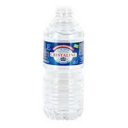 CRISTALINE BOUTEILLE EN PLASTIQUE DE 50CL - PACK DE 24