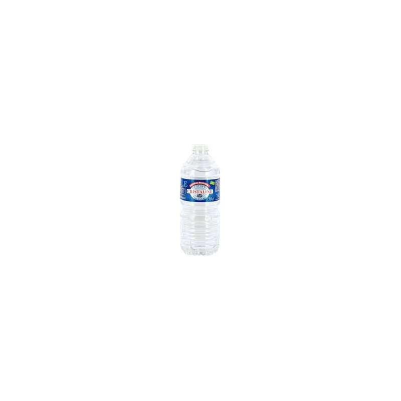 CRISTALINE BOUTEILLE EN PLASTIQUE DE 50CL - PACK DE 24