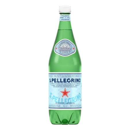 SAN PELLEGRINO BOUTEILLE EN PLASTIQUE DE 1L - PACK DE 12